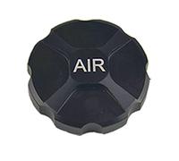 Ujjdwiurgh Capuchon de fourche de vélo en alliage d'aluminium - Absorption des chocs - Bouchon de fourche avant - Noir