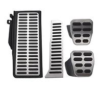 Ujjdwiurgh Car Pédale en Acier Inoxydable pour Golf 5 6 Mk5 Mk6 Mk5 pour A5 / at/MT 4Pc