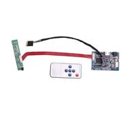 Ujjdwiurgh Carte ContrôLeur LCD + AV pour 15.6 Pouces B156XW02 LP156WH2 1366X768 avec TéLéCommande Câble de Clavier de Signal 40Pin