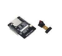 Ujjdwiurgh Carte de DéVeloppement ESP32-CAM+Ensemble de Modules de CaméRa OV2640 520KB+4M PSRAM 32Mbit WiFi+Bluetooth Ultra Low Powers Module IoT 5V