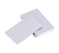 Ujjdwiurgh Carte de Visite Vierge en Métal par Sublimation Carte de Visite en Métal Épais au Impression de Carte de Visite Vierge (Argent) 100 Pièces