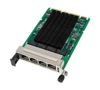 Ujjdwiurgh Carte Réseau Gigabit I350-T4 4 Ports RJ45 OCP3.0 Carte Réseau Serveur Ethernet I350AM4 pour Gigabit Ethernet