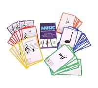 Ujjdwiurgh Cartes de Mémorisation de Musique, Tableau des Accords de Piano, Cartes de Mémorisation de Piano