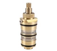 Ujjdwiurgh Cartouche Thermostatique de Remplacement en Laiton, Kit de Réparation de Barre de Valve de Mélangeur de Douche, de Contrôle de la Température de L'Eau de Salle de