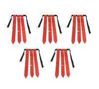 Ujjdwiurgh Ceinture de Football Drapeau Rouge pour Jeunes, de Touch¨¦, Capture du Drapeau, Drapeau de Taille