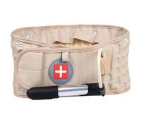 Ujjdwiurgh Ceinture Gonflable de Traction à la Taille Soutien Lombaire de la Colonne VertéBrale Ceinture de Soulagement Du Dos Masseur de Douleur au Dos Unisexe Couleur de la Peau