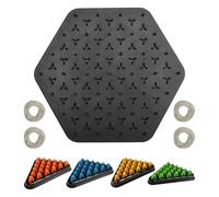 Ujjdwiurgh Chaîne Géométrique Puzzle D'Échecs Triangle D'Échecs sur Table Famille Exercice Interactif Réflexion Logique pour Enfants