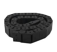 Ujjdwiurgh Chaîne semi-fermée flexible noire 18 mm x 37 mm 1 m