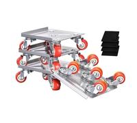 Ujjdwiurgh Chariot de déménagement de meubles lourds à 5 roues avec roues verrouillables, ensemble d'outils de déménagement avec coussinet antidérapant pour la maison