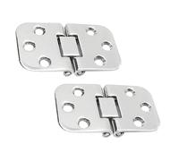 Ujjdwiurgh Charnière de porte de cabine de bateau 7,1 x 4,3 cm, en acier inoxydable de qualité marine, montage encastré