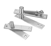 Ujjdwiurgh CharnièRe Pivotante Robuste pour Portes en Bois, de Porte Pivotante en Acier Inoxydable SystèMe de CharnièRe Pivotante pour Porte Escamotable en Acier Inoxydable