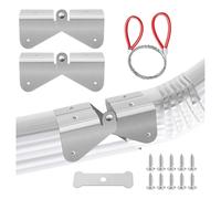 Ujjdwiurgh Charnières de de Gouttière, 1 Paire/2 Pièces, Charnière D'Extension de Gouttière, Charnière D'Extension de Bec de, pour Gouttière Carrée et Rectangulaire