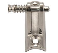 Ujjdwiurgh CharnièRes de Pont SupéRieur pour Bimini de Bateau, Ferrure de Quincaillerie de Base Concave avec Broches Amovibles, Paire de 2