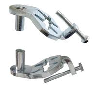 Ujjdwiurgh Charnières de Portail en T, 5/8 Po, Lot de 2, Supports de Portail en Métal pour Clôture de Ferme et de Jardin