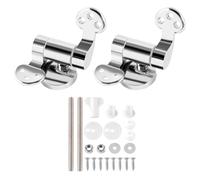 Ujjdwiurgh Charnières de Siège de Toilette 1 Paire en Acier Inoxydable de Remplacement pour Toutes les Lunettes de Toilette à Fermeture,