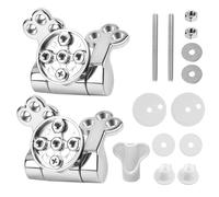 Ujjdwiurgh Charnières de Siège de Toilette de Rechange avec Mécanisme de Fermeture en Douceur pour les Sièges de Toilette