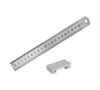 Ujjdwiurgh Charpentier en métal carré outils menuiserie menuiserie outils menuiserie règle acier bloc limite de positionnement mesure 200 mm