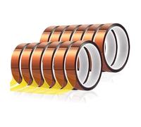 Ujjdwiurgh Chauffant pour Transfert par Sublimation, Résistant à la Chaleur, de Transfert Adhésif, Thermique, Sans Résidu, 12 Rouleaux 20 mm X 33 M (108 Pi)