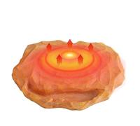 Ujjdwiurgh Chauffante pour Reptiles avec Mangeoire Chauffante pour Dragon Barbu Réglage de la Température Roches Chauffantes Prise UE