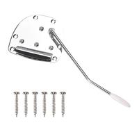 Ujjdwiurgh Chevalet de Guitare Vibrato en Acier Inoxydable Neuf avec Cordier Vibrato Jazz