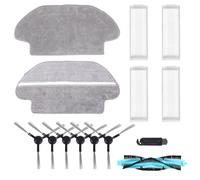 Ujjdwiurgh Chiffons de Brosse Rouleau Filtre HEPA Convient pour Mop P V2 Pro V3 SE V-RVCLM21B Accessoires Robot Aspirateur PièCes