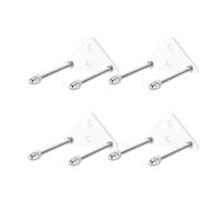 Ujjdwiurgh Cintre de Planche à roulettes 4 Pièces, Support D'Affichage de Stockage de Support Mural de Support de Planche à roulettes pour L'Affichage de Pont de Planches à roulettes