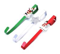 Ujjdwiurgh Cintres de Crochet de Couronne en Métal Crochet de Suspension de Couronne de Noël pour Porte D'Entrée, Crochet de Suspension de Porte