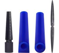 Ujjdwiurgh Cire pour Kit de Sculpture de Bague Comprenant Tube à Bague, Élargisseur de Trou de Tube en Cire, pour la Coulée de Bagues - Modélisme