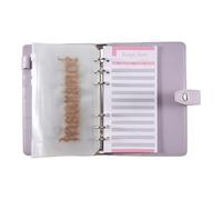 Ujjdwiurgh Classeur budgétaire avec enveloppes à fermeture éclair, enveloppes pour budget, organisateur d'argent pour espèces, enveloppes budgétaires B