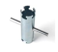 Ujjdwiurgh Clé à double usage en métal robuste - Double extrémité pour l'entretien du filtre à panier et du tube