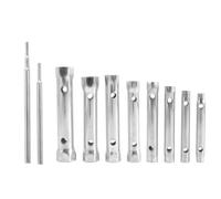 Ujjdwiurgh Clé à Douille Creuse en Tube 10 Pièces Set de Clés Polygonales Métriques pour Installation de Clé pour Réparation de Plomberie Automobile