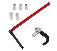 Ujjdwiurgh Clé à Douille de Plombier en Acier au avec 5 Douilles et 1 Mandrin, Clé à Écrou, Clés D'Évier de Cuisine, Facile à Utiliser, A