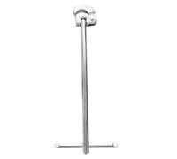 Ujjdwiurgh Clé de lavabo de 3/8 à 3,2 cm, capacité de mâchoire, clé à écrou de robinet, clé de robinet d'évier pour espaces restreints, argent