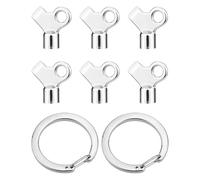 Ujjdwiurgh Clé de Radiateur, Lot de 6 Clés de Vanne de Purge D'Air de Radiateur pour Purger un Ancien Radiateur Domestique