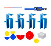 Ujjdwiurgh Clip de Fixation de Fermeture de Garde-Robe Clip de Fixation de Fermeture de Menuiserie Outil de Serrage Fixe en Plastique ABS 1