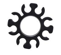 Ujjdwiurgh Clip de support pour baguettes de batterie V TD 38 mm en silicone Noir