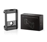 Ujjdwiurgh Clip extensible universel pour téléphone portable - Clip télescopique à double trou - Vis 1/4 - Support multifonction pour téléphone portable