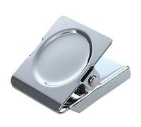 Ujjdwiurgh Clip mural magnétique argenté à ressort pour billet de réfrigérateur