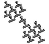 Ujjdwiurgh Clips en acier inoxydable pour sacs à frites, dossiers de tickets et dossiers de planche à dessin robustes pour cuisine et bureau, 7,6 cm de large