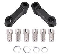 Ujjdwiurgh CNC Universal Aluminium 10 mm Moto Miroir Mount Riser Extenders Spacers Extension Adaptateur Adaptateur Moto M10 Accessoires