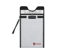 Ujjdwiurgh Coffre-fort ignifuge étanche à haute température avec fermeture éclair - Sac à documents pour dossiers et passeports