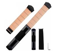 Ujjdwiurgh Col de Pratique de Guitare de Poche, Outil de Pratique D'Accords de Guitare Portable à 6 Frettes pour Débutant