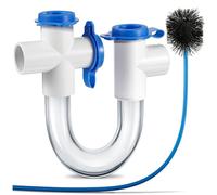 Ujjdwiurgh Collecteur de Condensats de 3/4 Pouces, Collecteur en Forme de U en PVC pour Climatiseurs, Draine Efficacement l'eau de Condensation