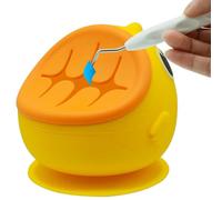 Ujjdwiurgh Collecteur de Déchets de Désherbage en Vinyle Aspiré Amovible de Grande Capacité, Outil de Désherbage en Vinyle, Boîte de Collecte de Vinyle et Facile à Installer Jaune