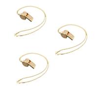 Ujjdwiurgh Collier de couleur peau, exquis - sifflet d'arbitre incrusté, joli sifflet en strass, sifflet en métal