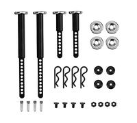 Ujjdwiurgh Colonne de Coque de de Poteau de Corps éTendu et en MéTal avec Aimant pour 1/10 Voiture sur TéLéCommandéE SCX10 II 90046