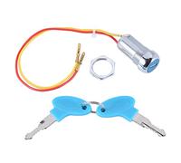 Ujjdwiurgh Commutateur de DéMarrage Universel Fils de Verrouillage des CléS Allumage Touches d'alimentation Commutateur pour Scooters de VéLos éLectriques VéLo éLectrique