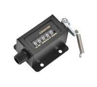 Ujjdwiurgh Compteur Manuel, Clicker de Comptage à 5 Chiffres, Compteur de Clics Mécanique Portable pour Accumuler et Enregistrer le Nombre de Fois