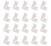 Ujjdwiurgh Connecteur de Bande Lumineuse LED Connecteur à Angle Droit Cob Bande Lumineuse RVB 90 Degrés Forme en L 5 mm