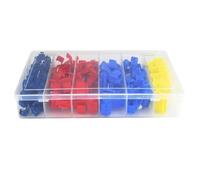 Ujjdwiurgh Connecteurs de Câbles Électriques Verrouillables, Bornes à Sertir Rapides et Non Destructives pour Câbles de Voiture, Bateau, Moto, 65 Pièces